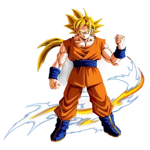 Goku Ready For Battle Png Wuq PNG Image