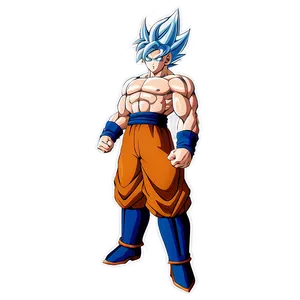 Goku's Ultra Instinct Awakening Png Fnp PNG Image