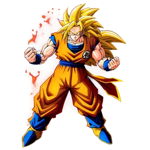 Goku Ssj3 Transformation Art Png 06252024 PNG Image