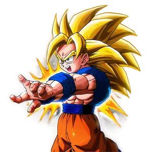 Goku Super Saiyan 3 Close-up Png 14 PNG Image