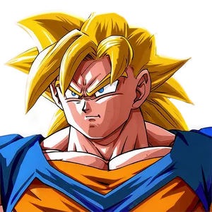 Goku Super Saiyan 3 Close-up Png 96 PNG Image