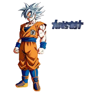 Goku Ultra Instinct Full Body Png Qkm PNG Image