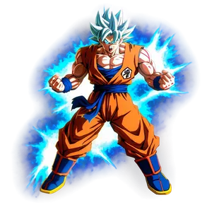 Goku Ultra Instinct Ground Smash Png Tlt84 PNG Image