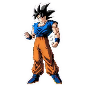 Goku Upright Stance Png Cng PNG Image