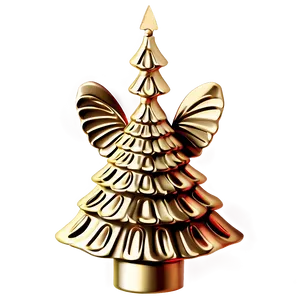 Gold Angel Christmas Tree Decor Png 87 PNG Image