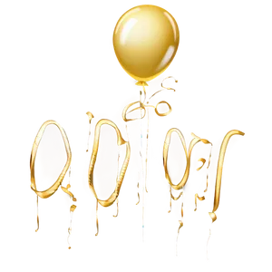 Gold Balloon Clipart Png 33 PNG Image