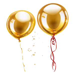 Gold Balloon Clipart Png 91 PNG Image