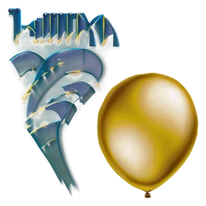 Gold Balloon Png 52 PNG Image