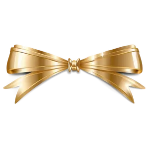 Gold Bow For Design Png Qrj PNG Image