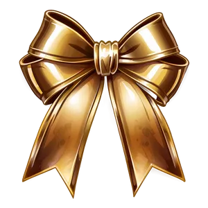 Gold Bow Illustration Png Gif94 PNG Image