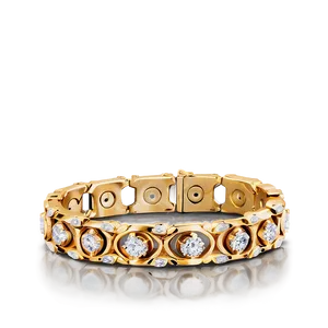 Gold Bracelet With Diamonds Png 30 PNG Image