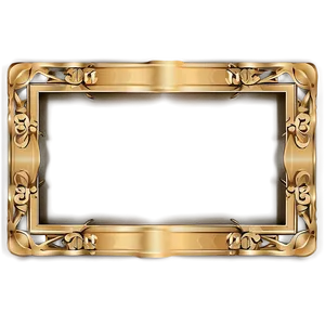 Gold Certificate Frame Png Irq91 PNG Image