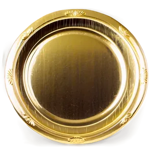 Gold Charger Plate Png 45 PNG Image