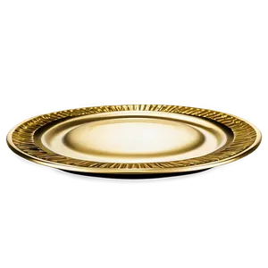 Gold Charger Plate Png Ihc PNG Image