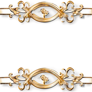 Gold Decorative Line Png Vnp PNG Image