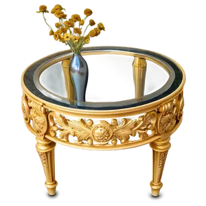 Gold End Table Png Ehh PNG Image