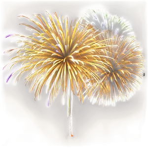 Gold Fireworks Gala Png 06292024 PNG Image