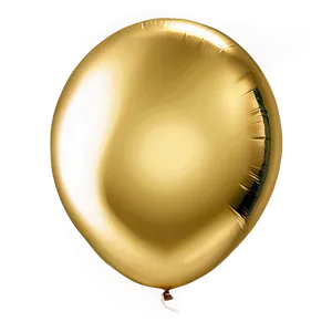 Gold Foil Balloon Png 06212024 PNG Image