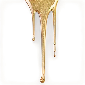 Gold Glitter Drip Detail Png Ckl75 PNG Image