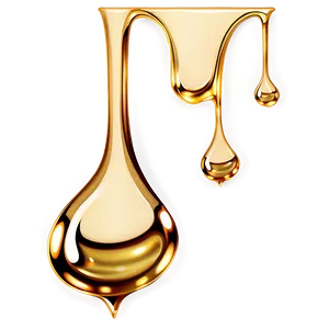 Gold Glitter Drip Detail Png Sng PNG Image