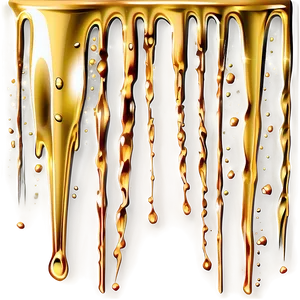 Gold Glitter Drip Png 06282024 PNG Image