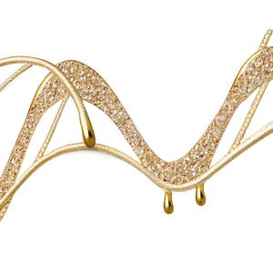 Gold Glitter Line Effect Png Akd33 PNG Image