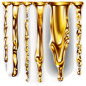 Gold Glitter Liquid Drip Png Yqi62 PNG Image