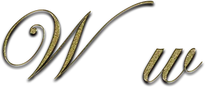 Gold Glitter Swirlsand Swooshes PNG Image