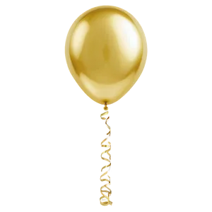 Gold Helium Balloon Png 06212024 PNG Image