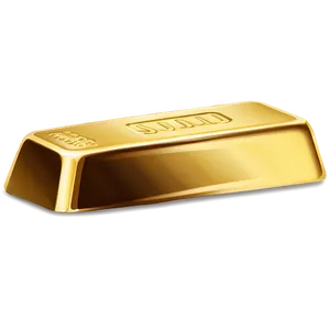 Gold Ingot C PNG Image