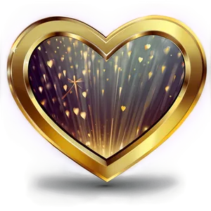 Gold Instagram Heart Png Kmp PNG Image