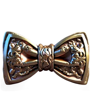 Gold Luxury Bow Tie Png Wqr PNG Image