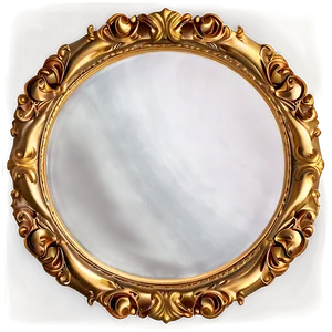 Gold Mirror Frame Png 89 PNG Image