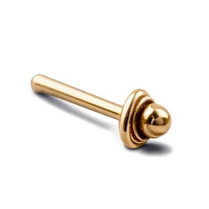 Gold Nose Stud Design Png Bpb52 PNG Image