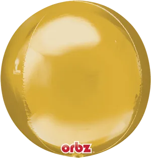 Gold Orbz Balloon Product PNG Image