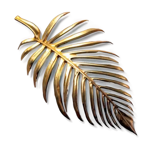 Gold Palm Leaves Png Kxe PNG Image