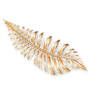 Gold Palm Leaves Png Vjw PNG Image