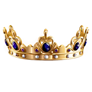 Gold Prince Crown Design Png Wnd50 PNG Image