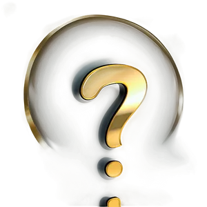 Gold Question Mark Transparent Png 92 PNG Image