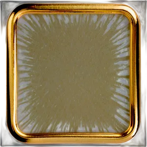 Gold Rectangle D PNG Image