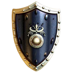 Gold Shield B PNG Image