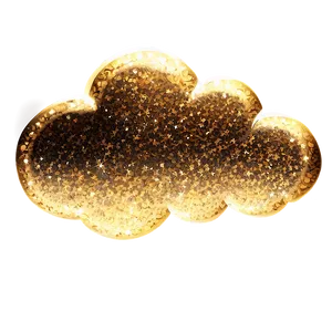 Gold Sparkle Cloud Png 06122024 PNG Image