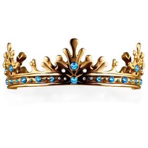 Gold Sparkle Crown Png Sym PNG Image