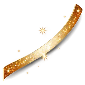 Gold Sparkle Curve Png Pbp61 PNG Image