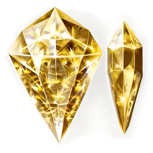 Gold Sparkle Diamond Png 46 PNG Image