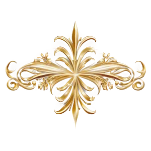 Gold Sparkle Flourish Png 15 PNG Image