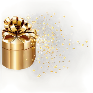 Gold Sparkle Gift Png Xgw7 PNG Image