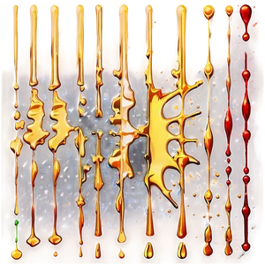 Gold Splash Abstract Art Png 06282024 PNG Image