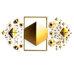 Gold Square A PNG Image