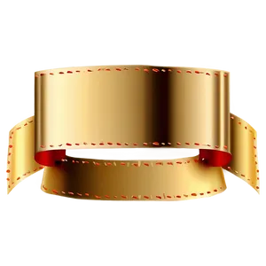 Gold Square Ribbon Banner Png 99 PNG Image